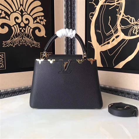 louis vuitton bag bb|Louis Vuitton capucines bag black.